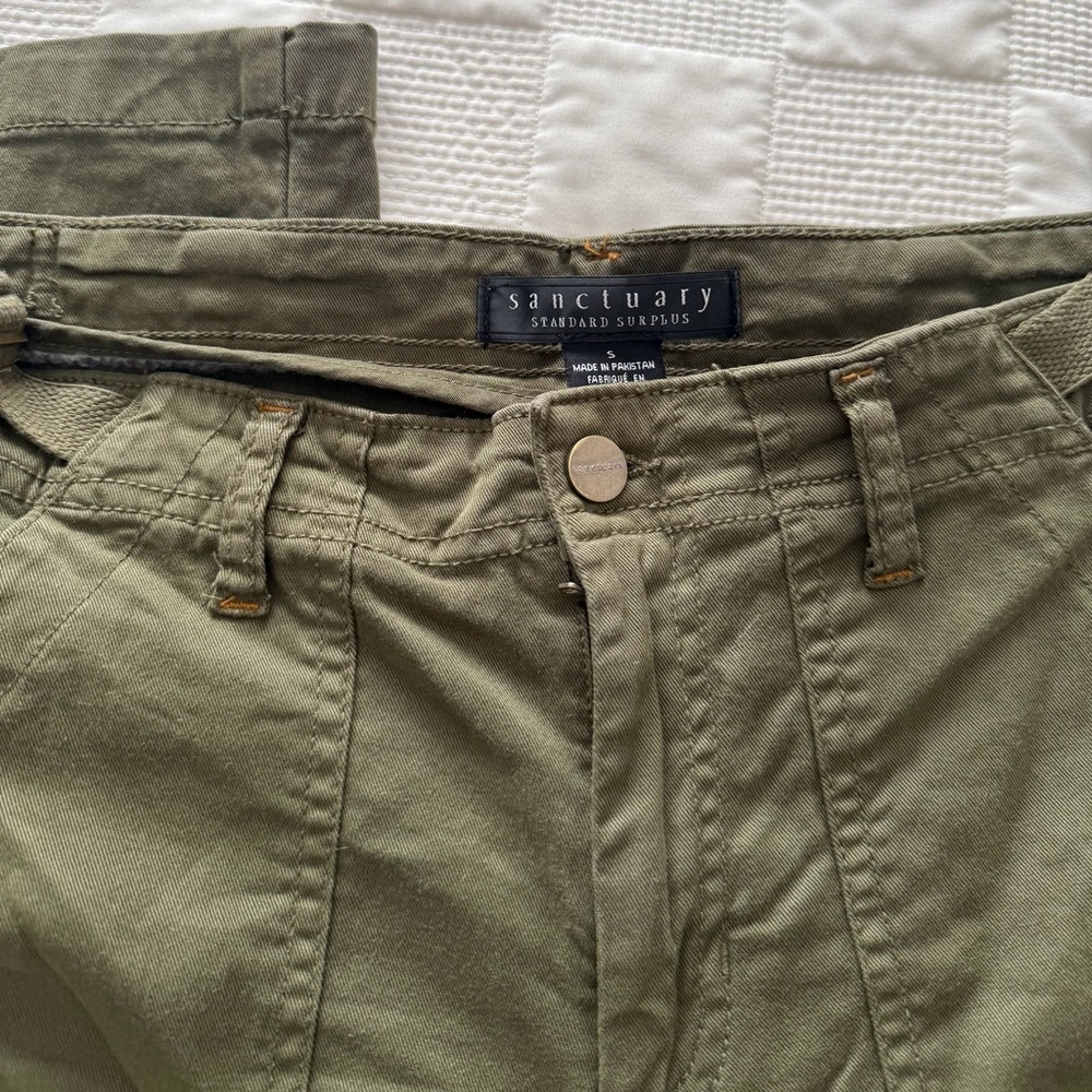 Sanctuary Olive Straight Leg Jeans - Picture 2 of 3